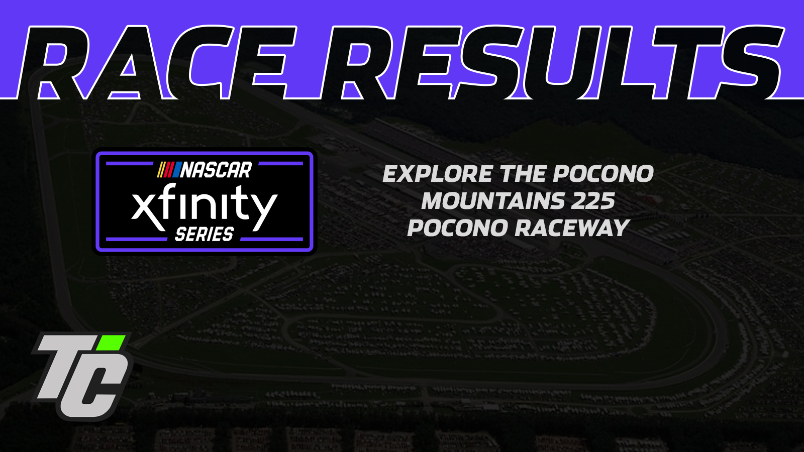 Explore the Pocono Mountains 225 race results NASCAR Xfinity Series Pocono Raceway 2024 Cole Custer wins