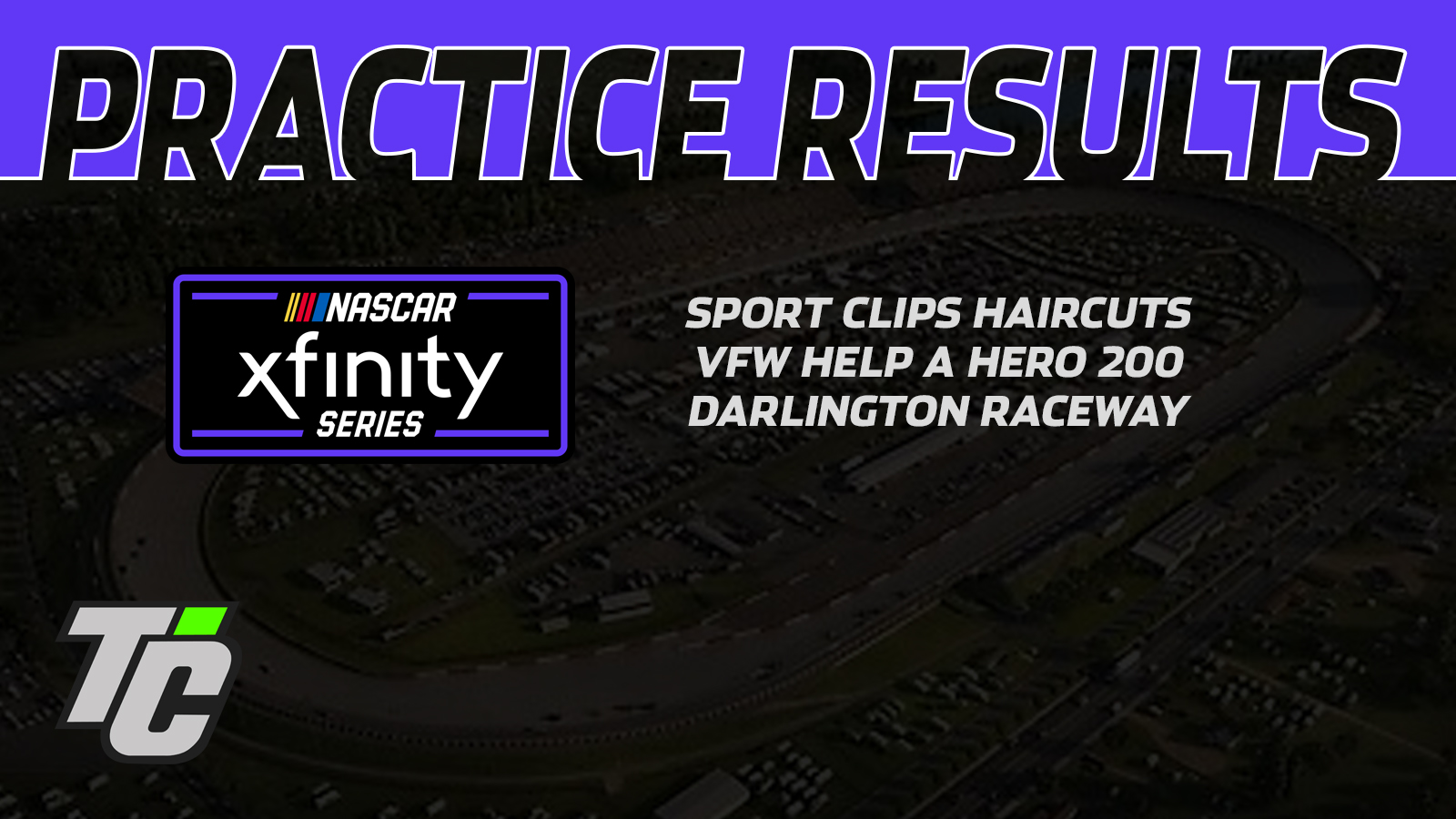 Practice Results 2024 Sport Clips Help A Hero 200 at Darlington