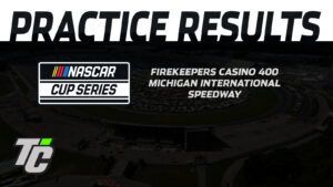 FireKeepers Casino 400 practice results Michigan International Speedway 2024