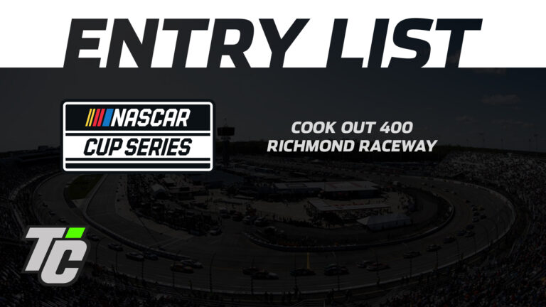 2024 Cook Out 400 entry list NASCAR Cup Series Richmond Raceway