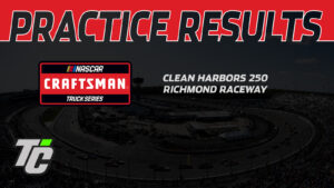 2024 Clean Harbors 250 practice results NASCAR Craftsman Truck Series Richmond Raceway