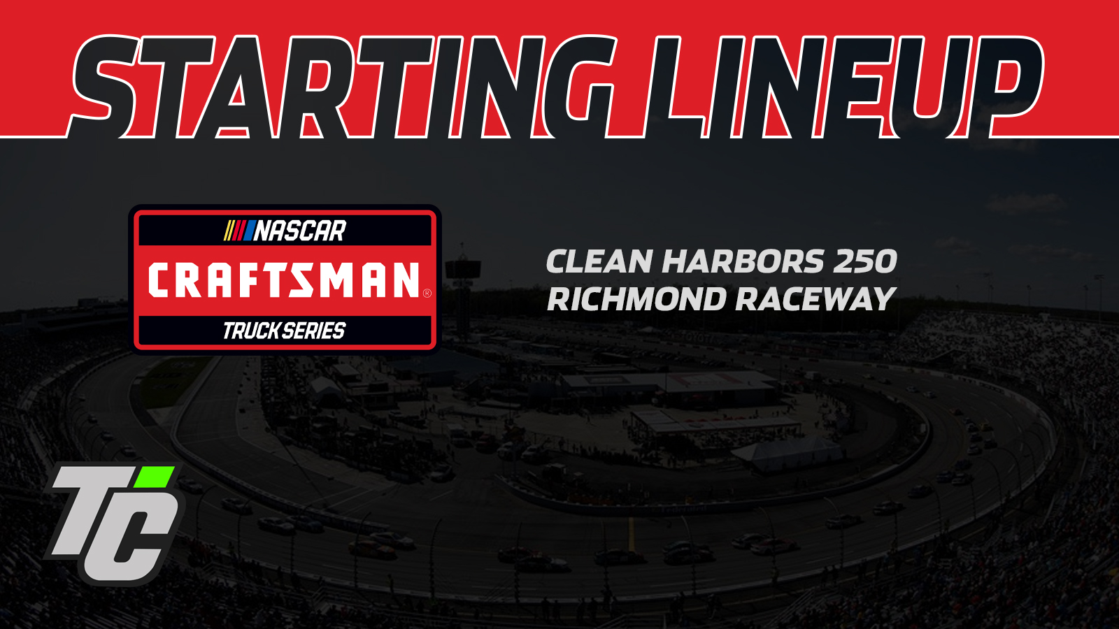 Clean Harbors 250 starting lineup Richmond Raceway NASCAR Craftsman Truck Series qualifying results 2024