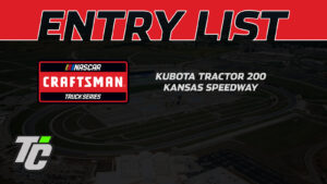 Kubota Tractor 200 entry list NASCAR Craftsman Truck Series Kansas Speedway 2024