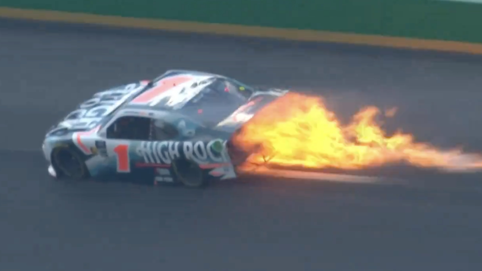 Sam Mayer Atlanta crash 2024 fire JR Motorsports Focused Health 250 highlight