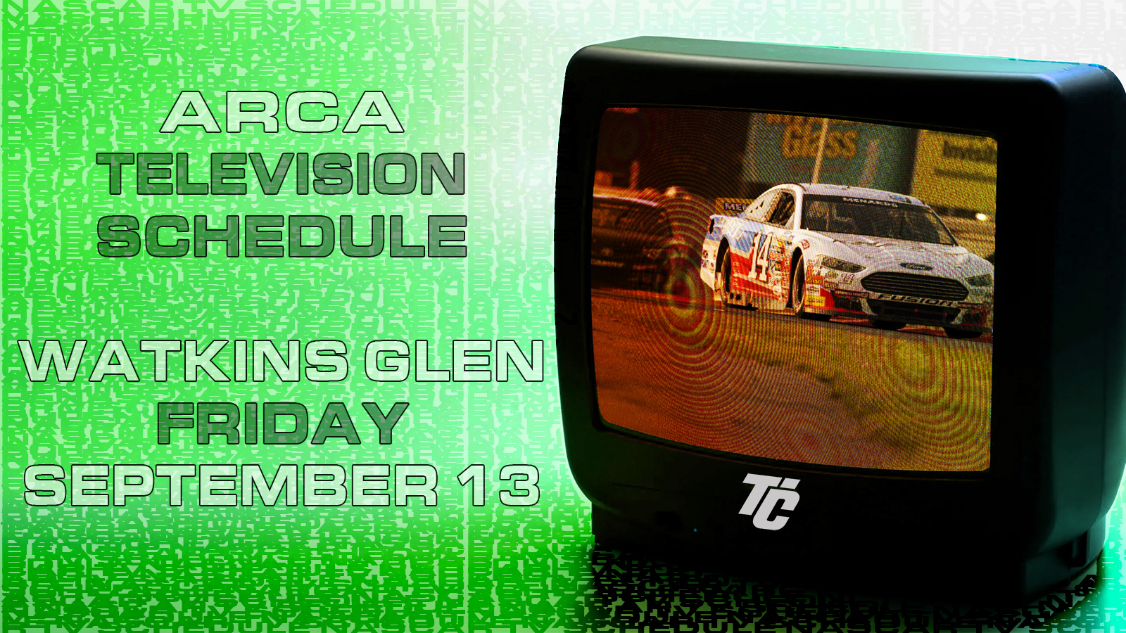 ARCA TV Schedule Friday, September 13, 2024