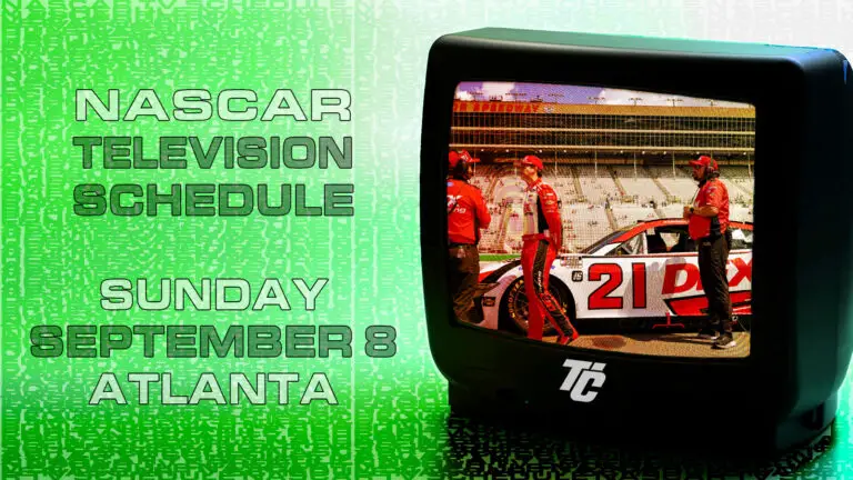 NASCAR TV Schedule Sunday September 8 2024 Atlanta Motor Speedway Quaker State 400 television schedule