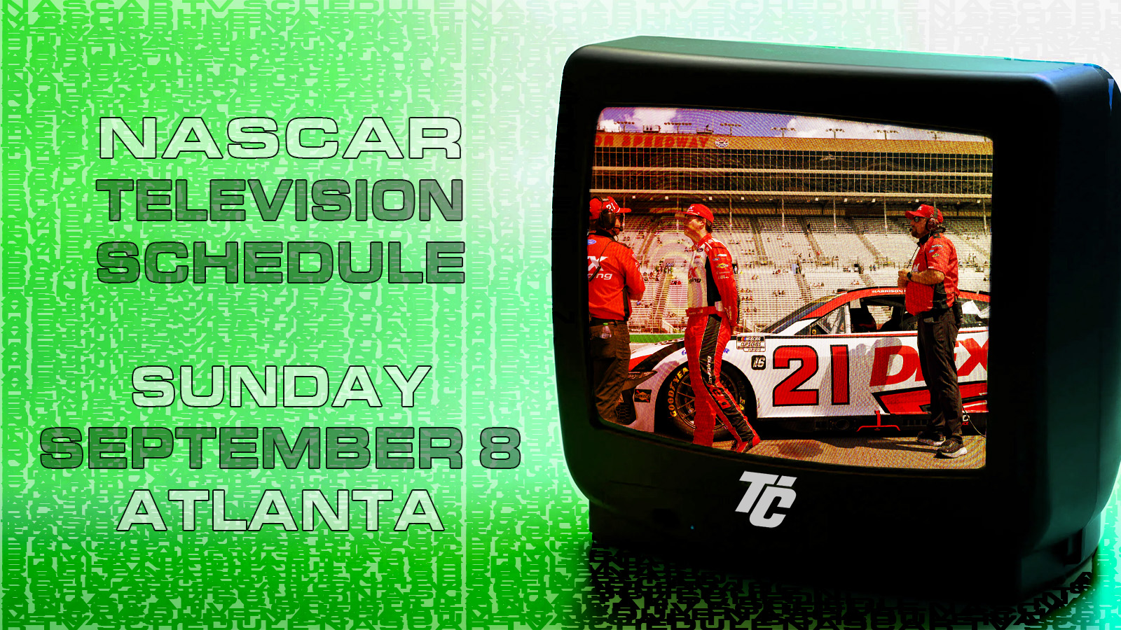 NASCAR TV Schedule Sunday September 8 2024 Atlanta Motor Speedway Quaker State 400 television schedule