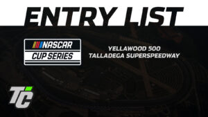 Yellawood 500 entry list NASCAR Cup Series Talladega Superspeedway 2024