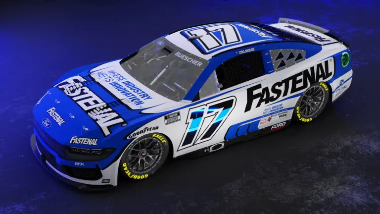 Chris Buescher 2025 Fastenal paint scheme revealed by RFK Racing