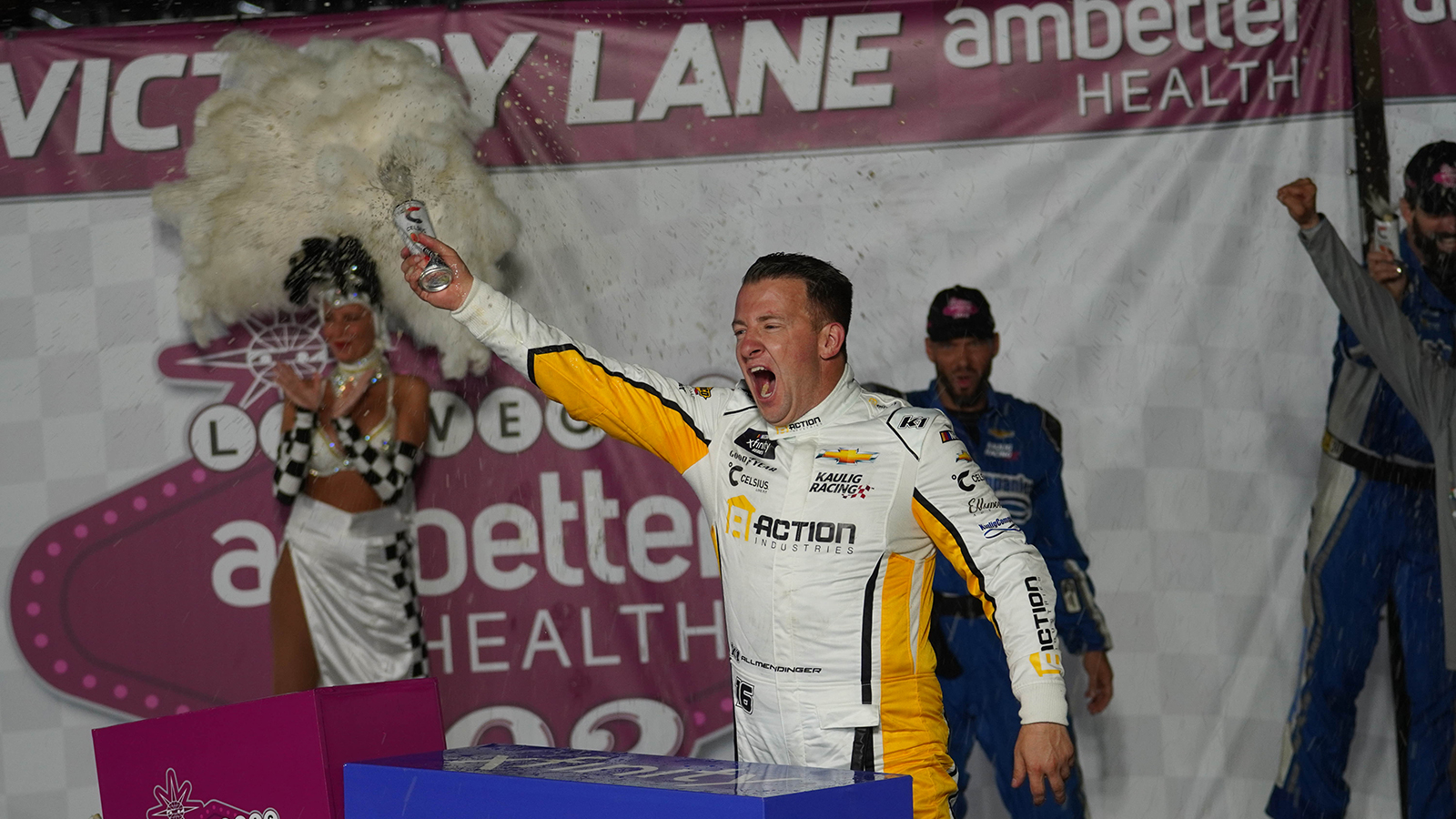 Post-Race inspection complete NASCAR Xfinity Series AJ Allmendinger wins the Ambetter Health 302