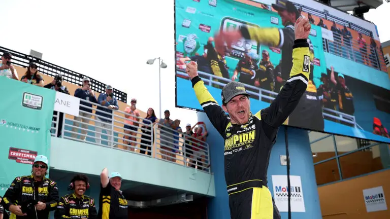 grant Enfinger named Baptist Health 200 winner after post-race inspection NASCAR Craftsman Truck Series race at Homestead-Miami Speedway