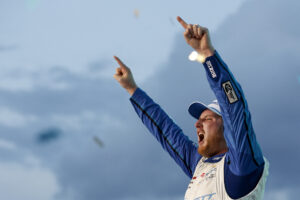 Austin Hill has been declared the official winner of the Credit One NASCAR Amex Credit Card 300 after post-race inspection at Homestead-Miami Speedway