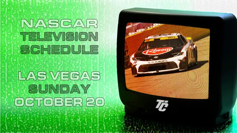 nascar tv schedule Sunday October 20 2024 South Point 400 Las Vegas Motor Speedway how to watch the NASCAR Cup Series race