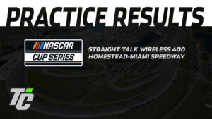 Straight Talk Wireless 400 practice results NASCAR Cup Series Homestead-Miami Speedway