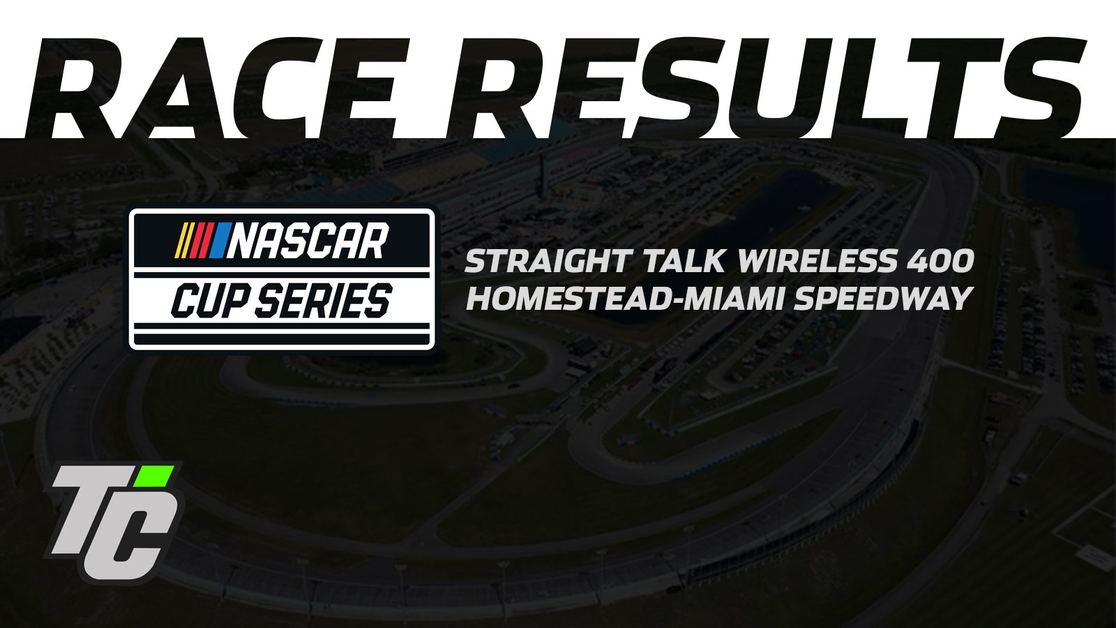 Straight Talk Wireless 400 race results Homestead-Miami Speedway NASCAR Cup Series 2024