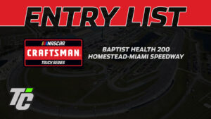 Baptist Health 200 entry list Homestead-Miami Speedway NASCAR Craftsman Truck Series 2024