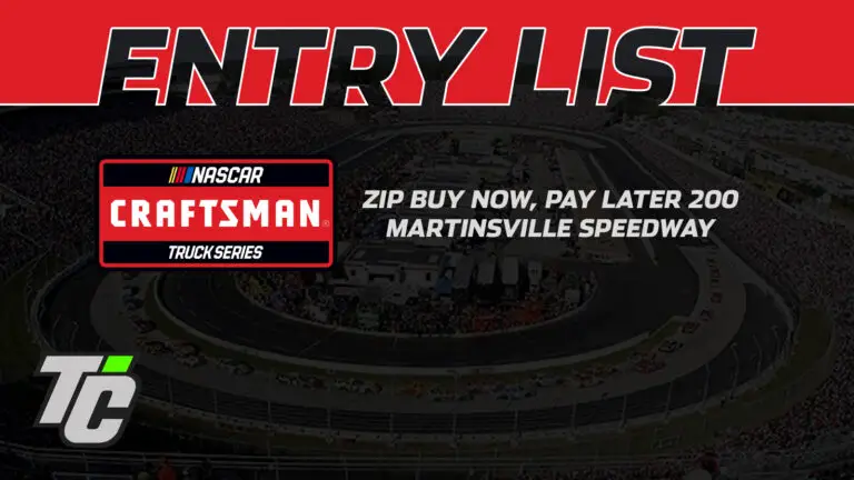 Zip Buy Now, Pay Later 200 entry list NASCAR Craftsman Truck Series race at Martinsville Speedway 2024