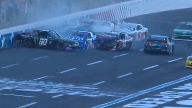 NASCAR Xfinity Series big crash Charlotte ROVAL