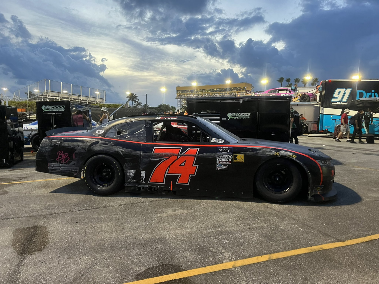 No. 74 Mike Harmon Racing Unsponsored v2 | TobyChristie.com