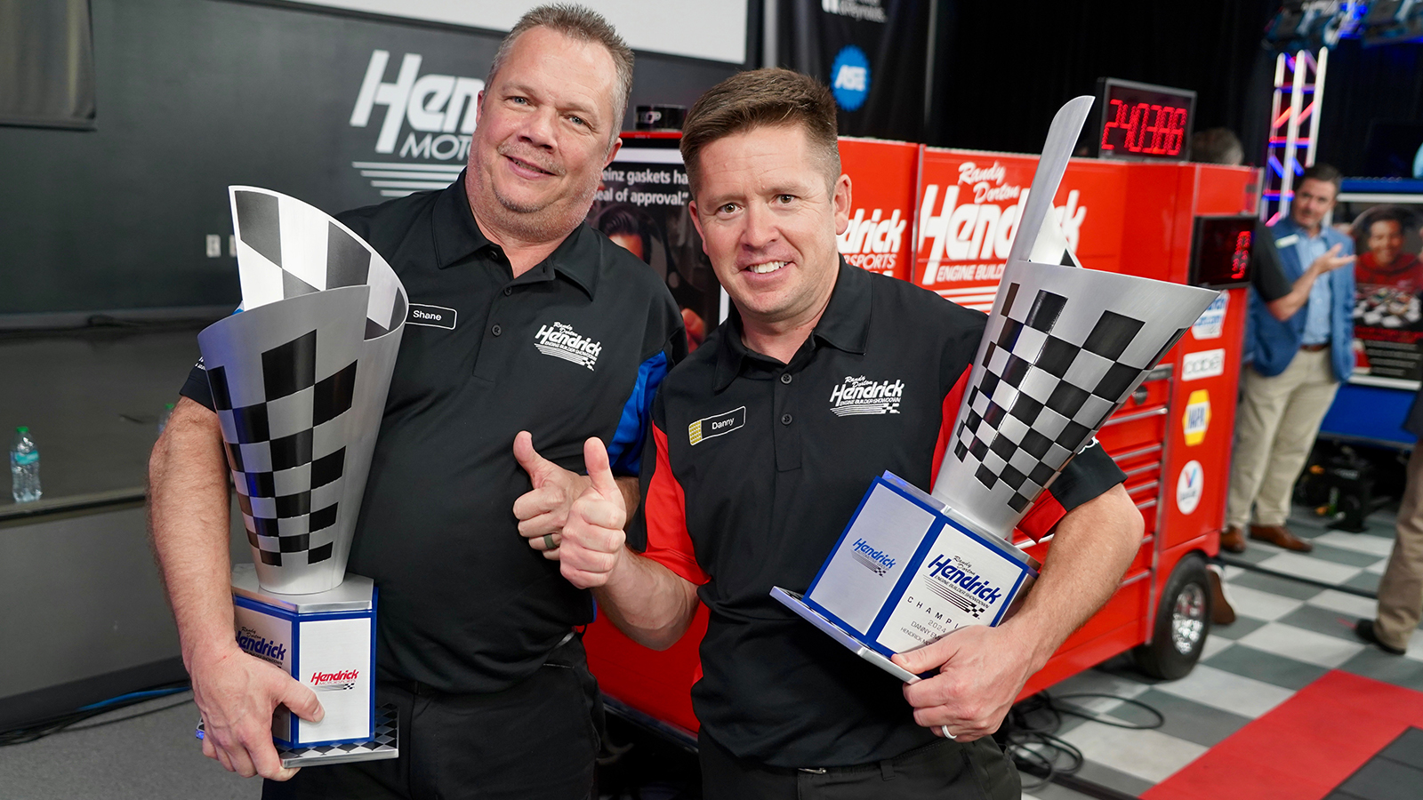 Danny Emerick wins seventh Hendrick Engine Builder Showdown in 2024 with Shane Flake defeats Scott Vester