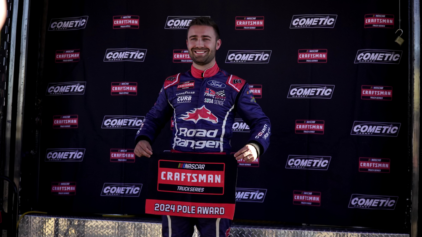 Ty Majeski pole NASCAR Craftsman Truck Series Championship Race Phoenix Raceway qualifying