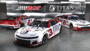 Titan Risk Solutions sponsorship 2025 Richard Childress Racing Austin Dillon Austin Hill Jesse Love