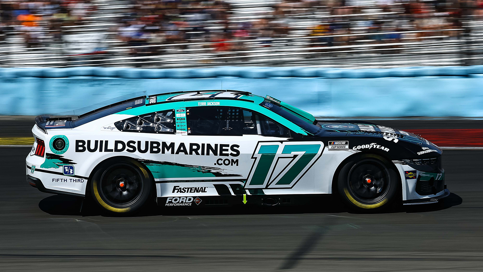 Chris Buescher 2025 No. 17 BuildSubmarines.com paint scheme RFK Racing NASCAR Cup Series