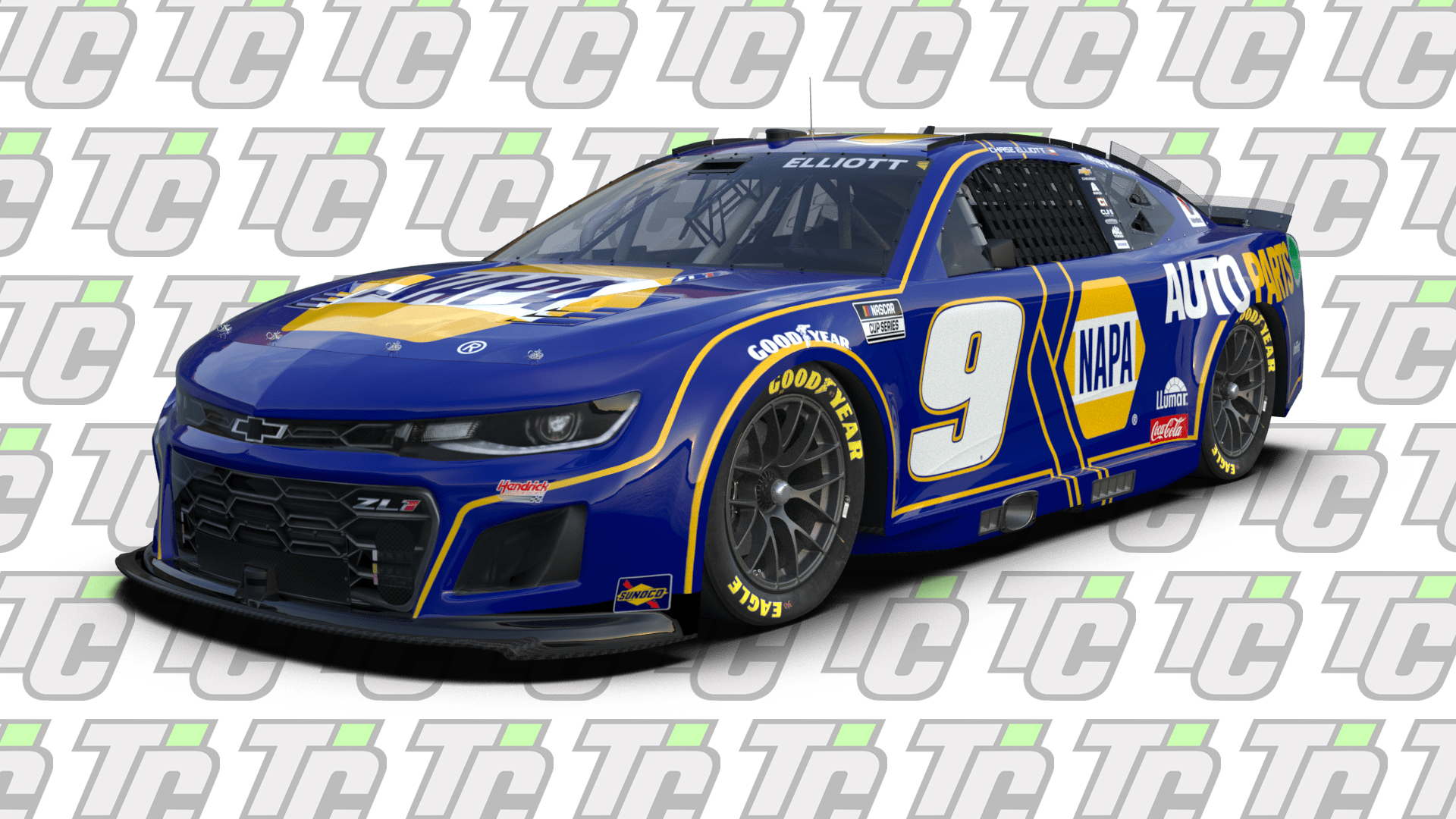 Chase Elliott 2025 NAPA Auto Parts paint scheme Hendrick Motorsports NASCAR Cup Series