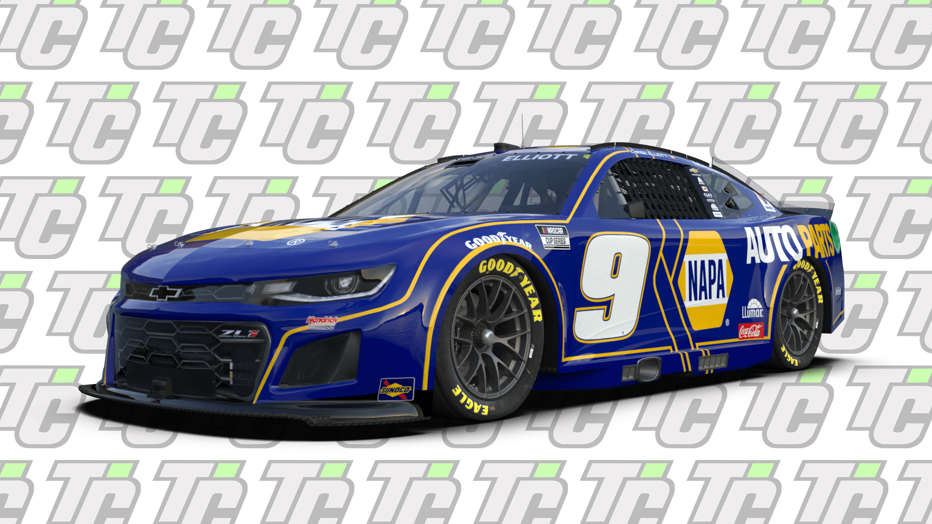 Chase Elliott 2025 NAPA Auto Parts paint scheme Hendrick Motorsports NASCAR Cup Series