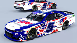 Kris Wright 2025 paint scheme Our Motorsports No. 5 F.N.B. Corporation Chevrolet