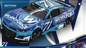 Workforce Michael McDowell Spire Motorsports 2025 Sponsorship