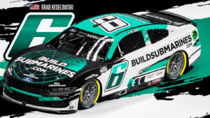 Brad Keselowski 2025 BuildSubmarines.com paint scheme No. 6 RFK Racing NASCAR Cup Series