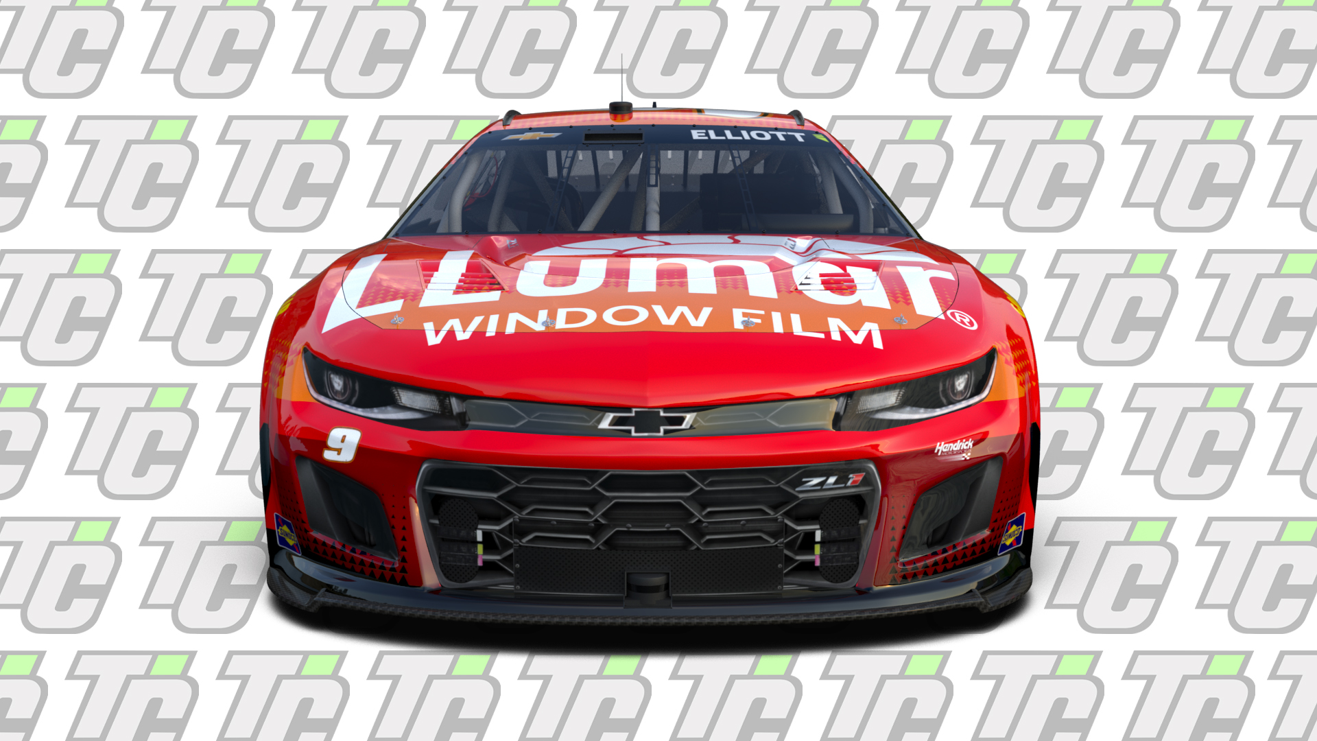 Chase Elliott 2025 Llumar Window Film paint scheme Hendrick Motorsports NASCAR Cup Series