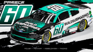 Ryan Preece 2025 BuildSubmarines.com paint scheme No. 60 RFK Racing NASCAR Cup Series