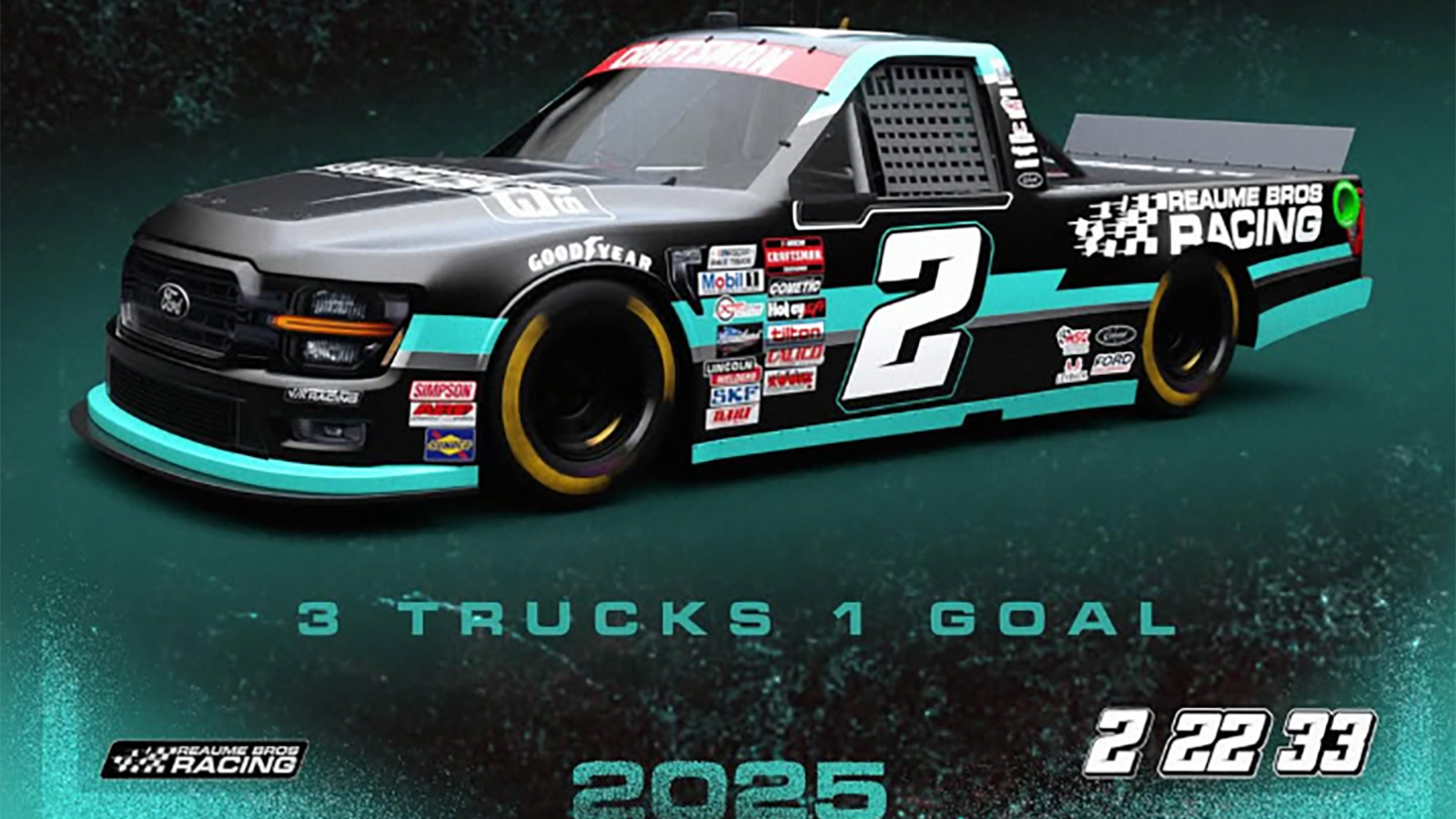 Reaume Brothers Racing acquires No. 2 and will expand to three full-time trucks in 2025