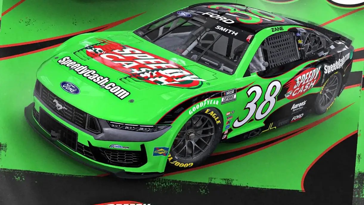 Zane Smith will carry the Speedy Cash colors in four NASCAR Cup Series events in 2025