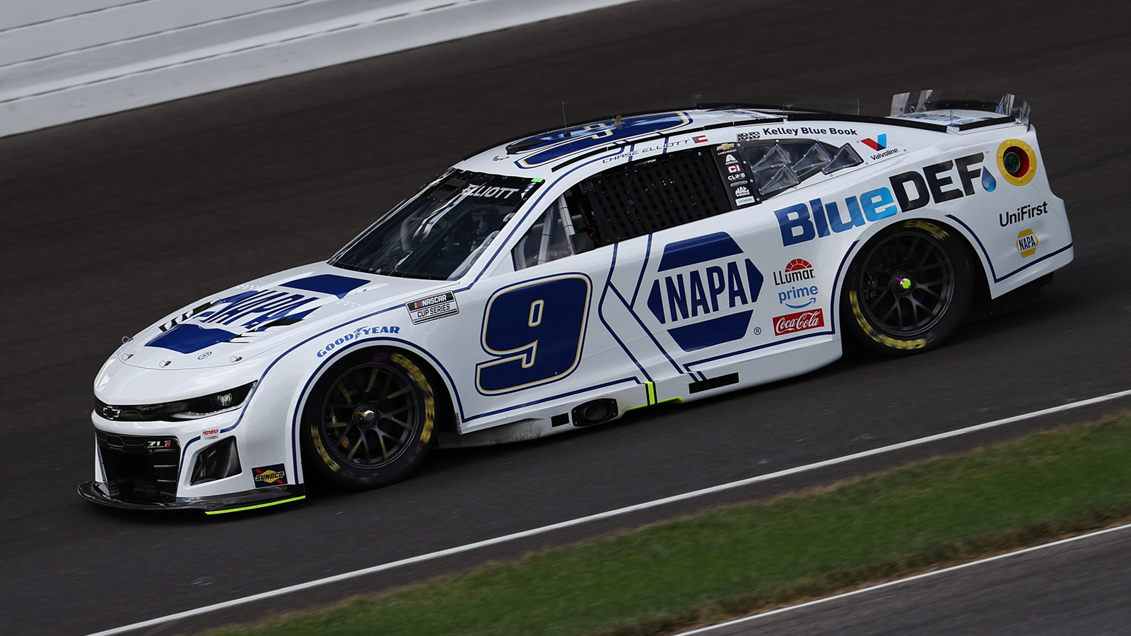 Chase Elliott 2025 NAPA Auto Parts white paint scheme Hendrick Motorsports NASCAR Cup Series