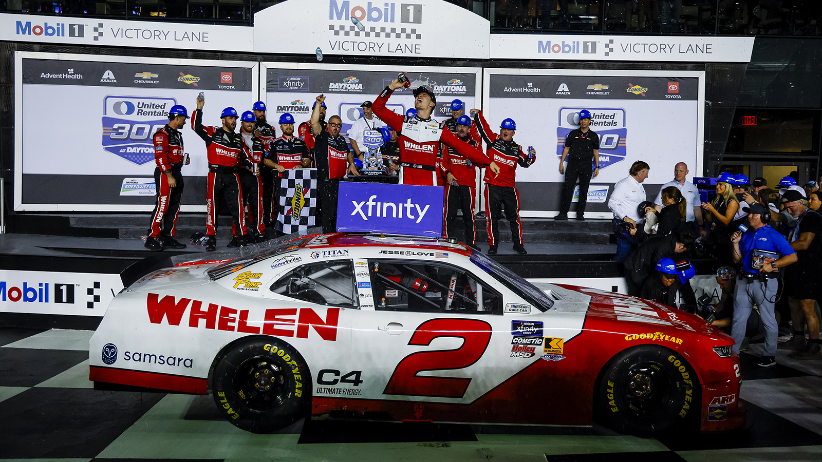 Jesse Love 2025 Whelen Engineering paint scheme Richard Childress Racing NASCAR Xfinity Series