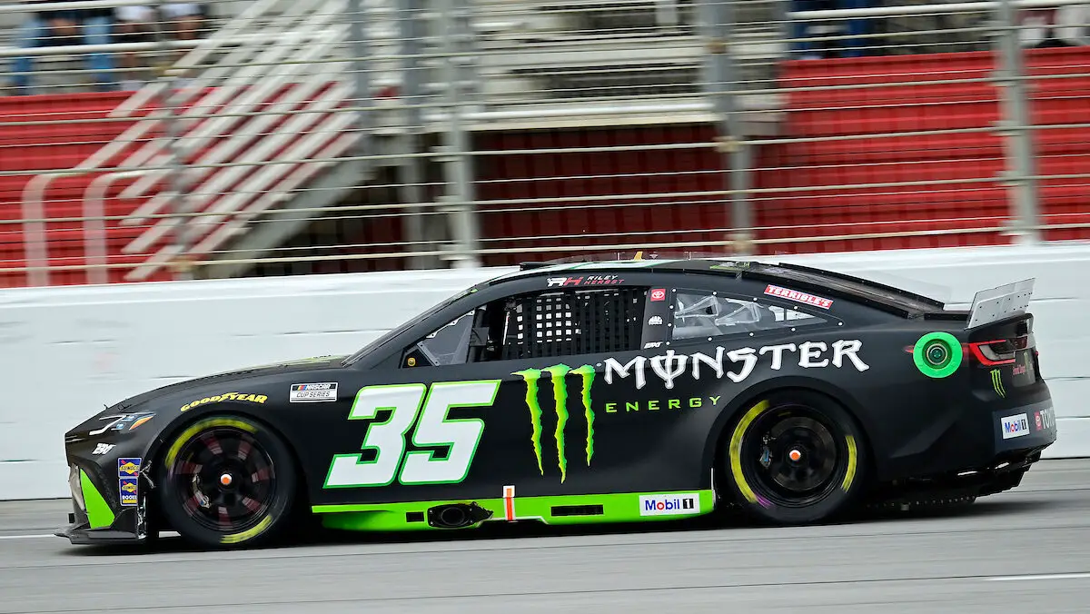 Riley Herbst 2025 Monster Energy paint scheme 23XI Racing NASCAR Cup Series