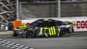 Ross Chastain Trackhouse Racing paint scheme 2025 Clash at Bowman Gray Stadium NASCAR Cup Series