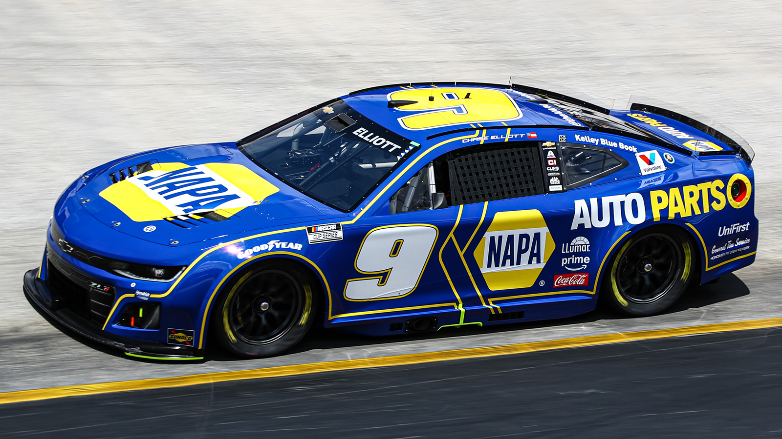 Chase Elliott 2025 NAPA Auto Parts blue paint scheme Hendrick Motorsports NASCAR Cup Series