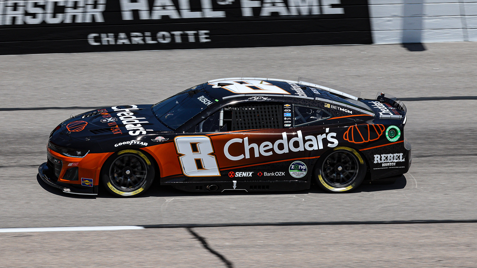 Kyle Busch 2025 Cheddar's Scratch Kitchen paint scheme Richard Childress Racing NASCAR Cup Series