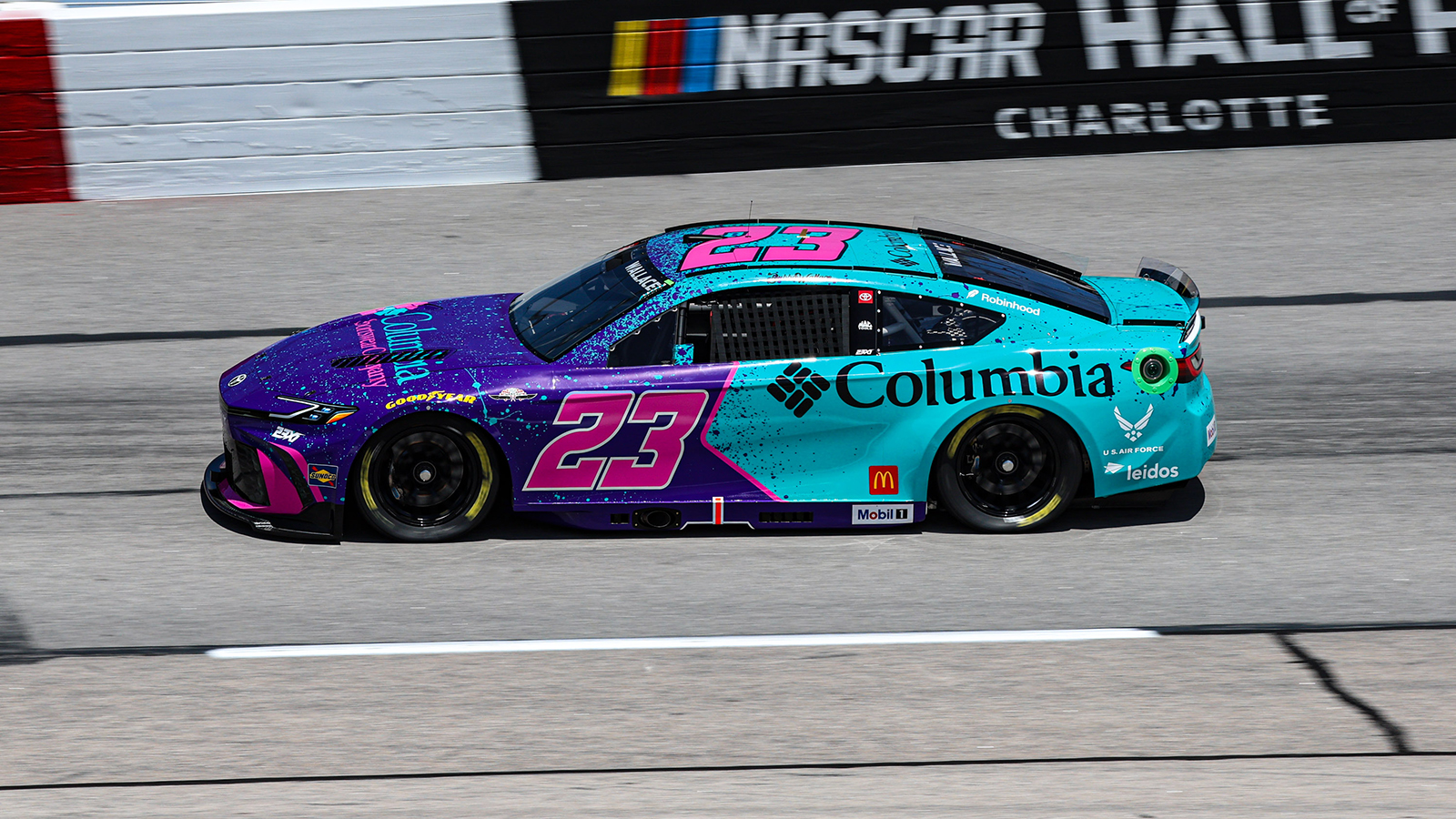 Bubba Wallace 2025 Columbia Sportswear paint scheme Darlington Raceway 23XI Racing NASCAR Cup Series