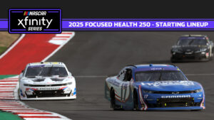 NASCAR Xfinity Series starting lineup Focused Health 250 Circuit of the Americas COTA