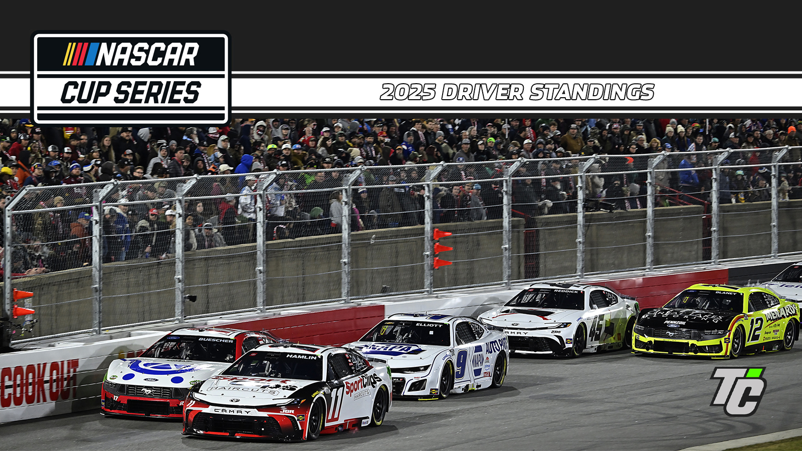 2025 NASCAR Cup Series Driver Standings