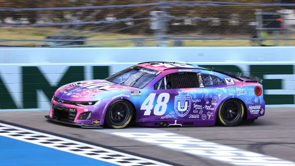 Alex Bowman 2025 Ally Unrivaled paint scheme Hendrick Motorsports NASCAR Cup Series