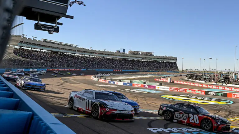 Denny Hamlin finishes second in photo finish to Christopher Bell at Phoenix Raceway