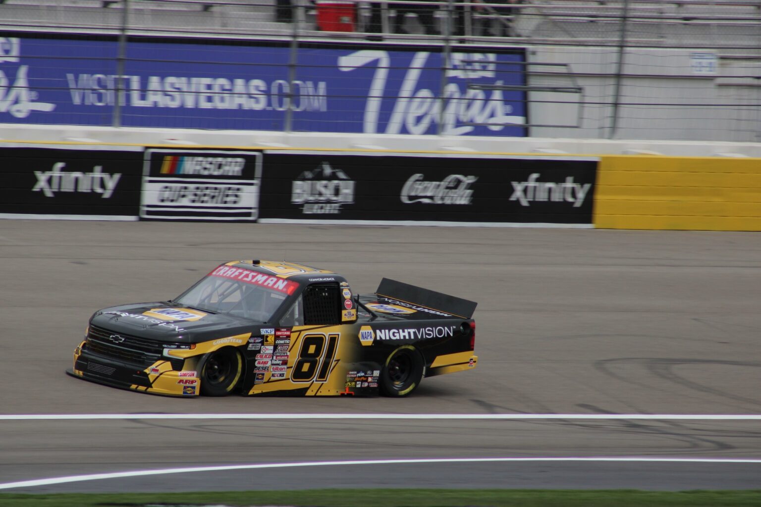 No. 81 McAnally Hilgemann Racing NAPA Nightvision | TobyChristie.com