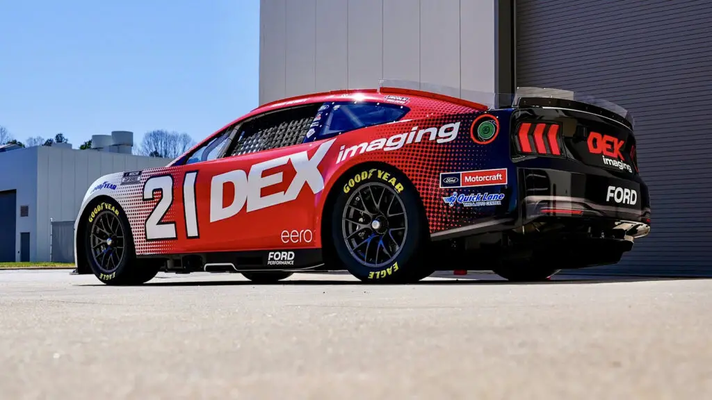 No. 21 Wood Brothers Racing DEX Imaging Paint Scheme | TobyChristie.com