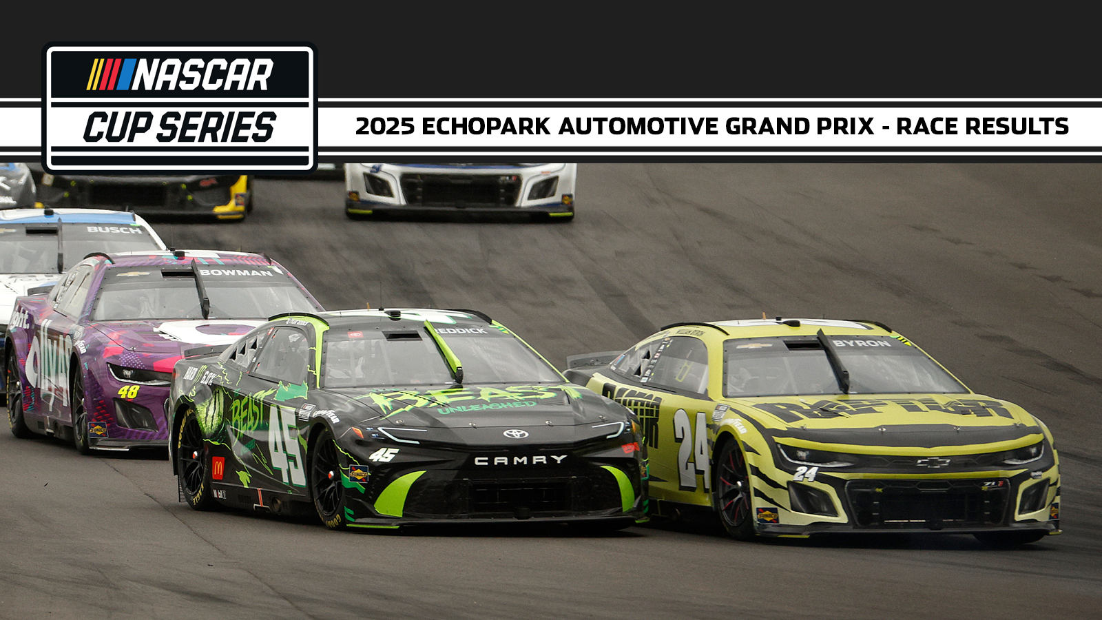 EchoPark Automotive Grand Prix race results NASCAR Cup Series at COTA